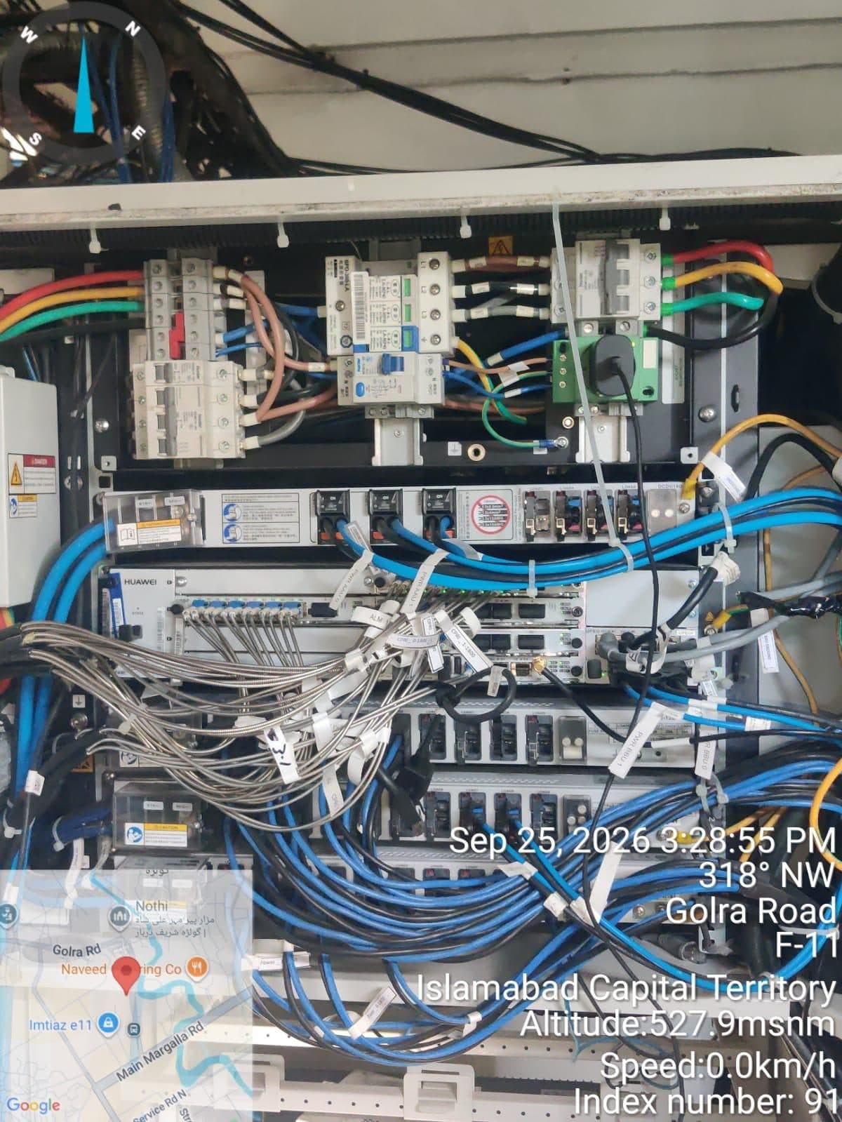 Indoor cabinet wiring, Golra Road