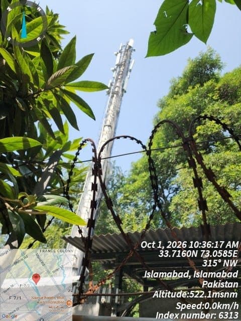 Secured monopole site, F-7, Islamabad