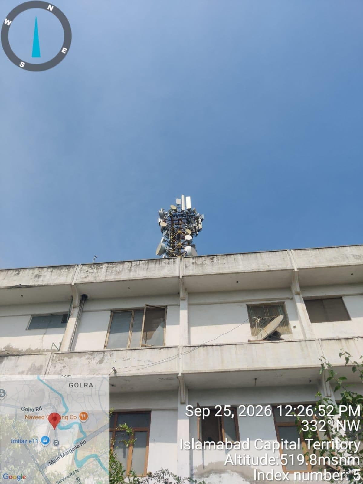 Rooftop tower, Islamabad