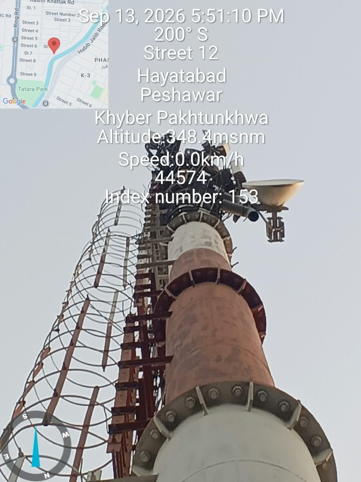 Microwave dish & antenna mount, Peshawar